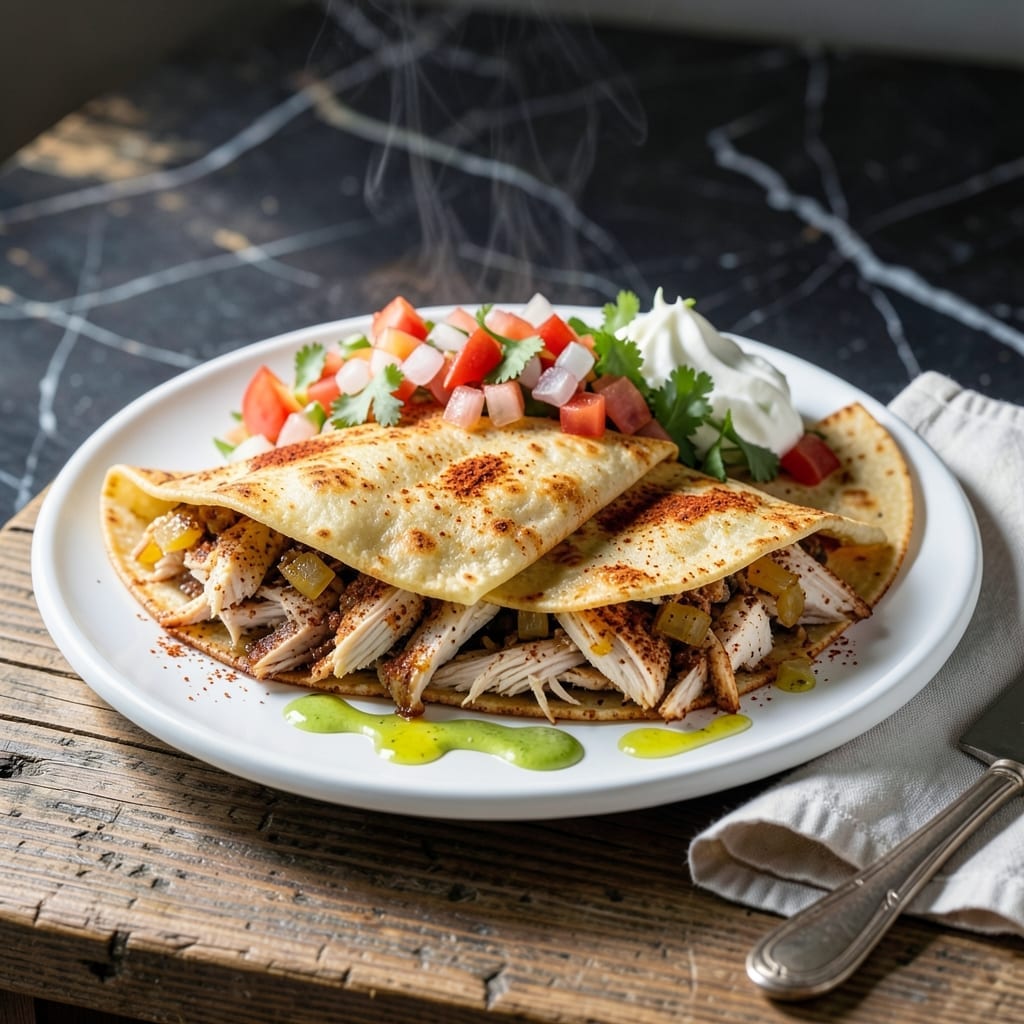 Recipe for Chicken Chimichangas: Crispy Tortillas With Spiced Shredded Filling