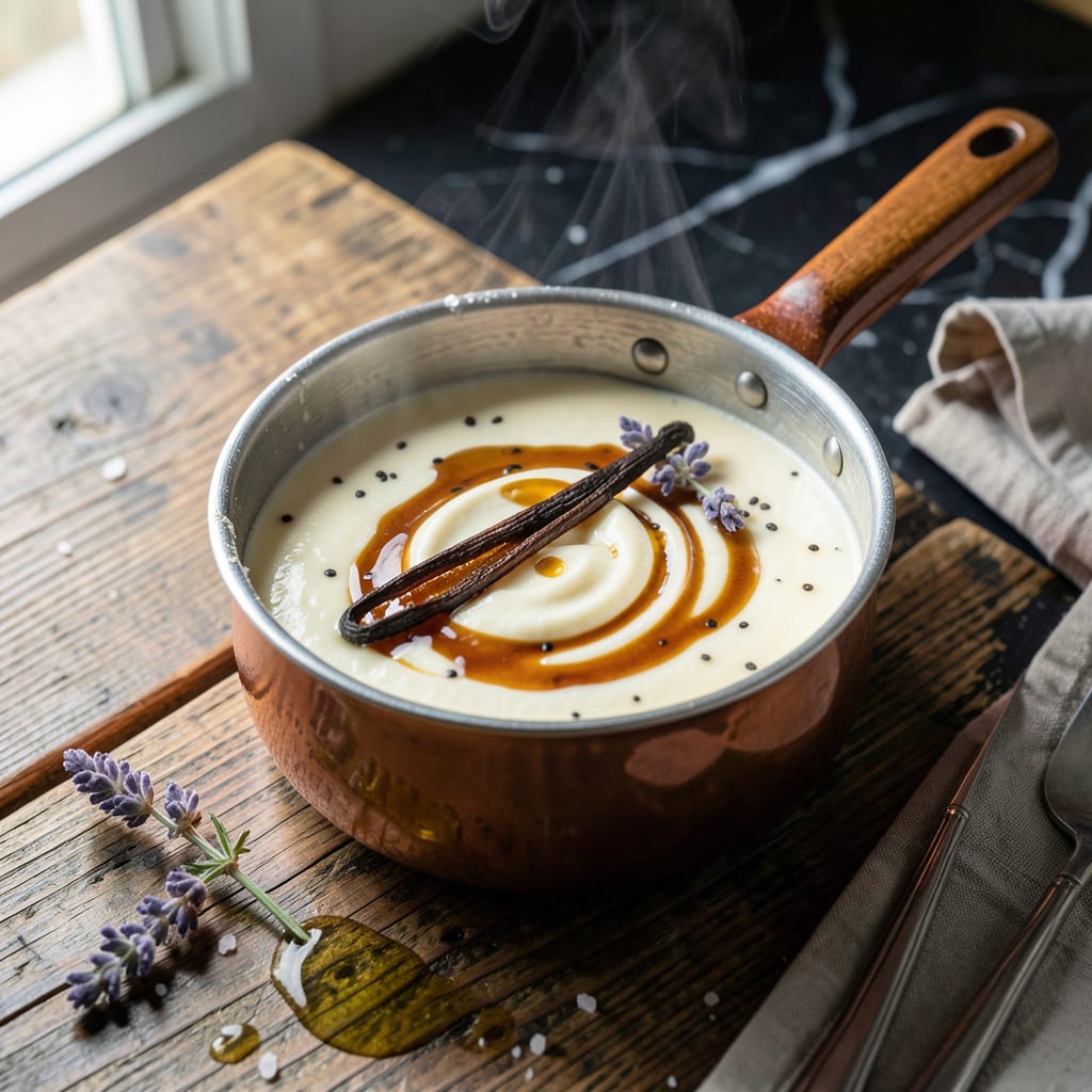French Vanilla Creamer Recipe: Homemade Dairy Free Smoothness example with annotations