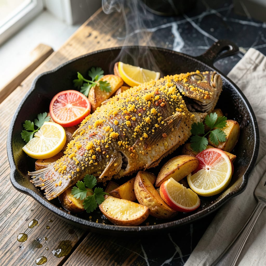 Fried Whole Catfish Recipe: Southern Style Crunch With Secret Spice detailed visual guide