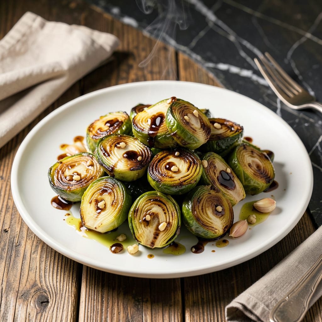 Comprehensive Glazed Brussel Sprouts Recipe: Sweet and Crispy Roasted Bites visual reference