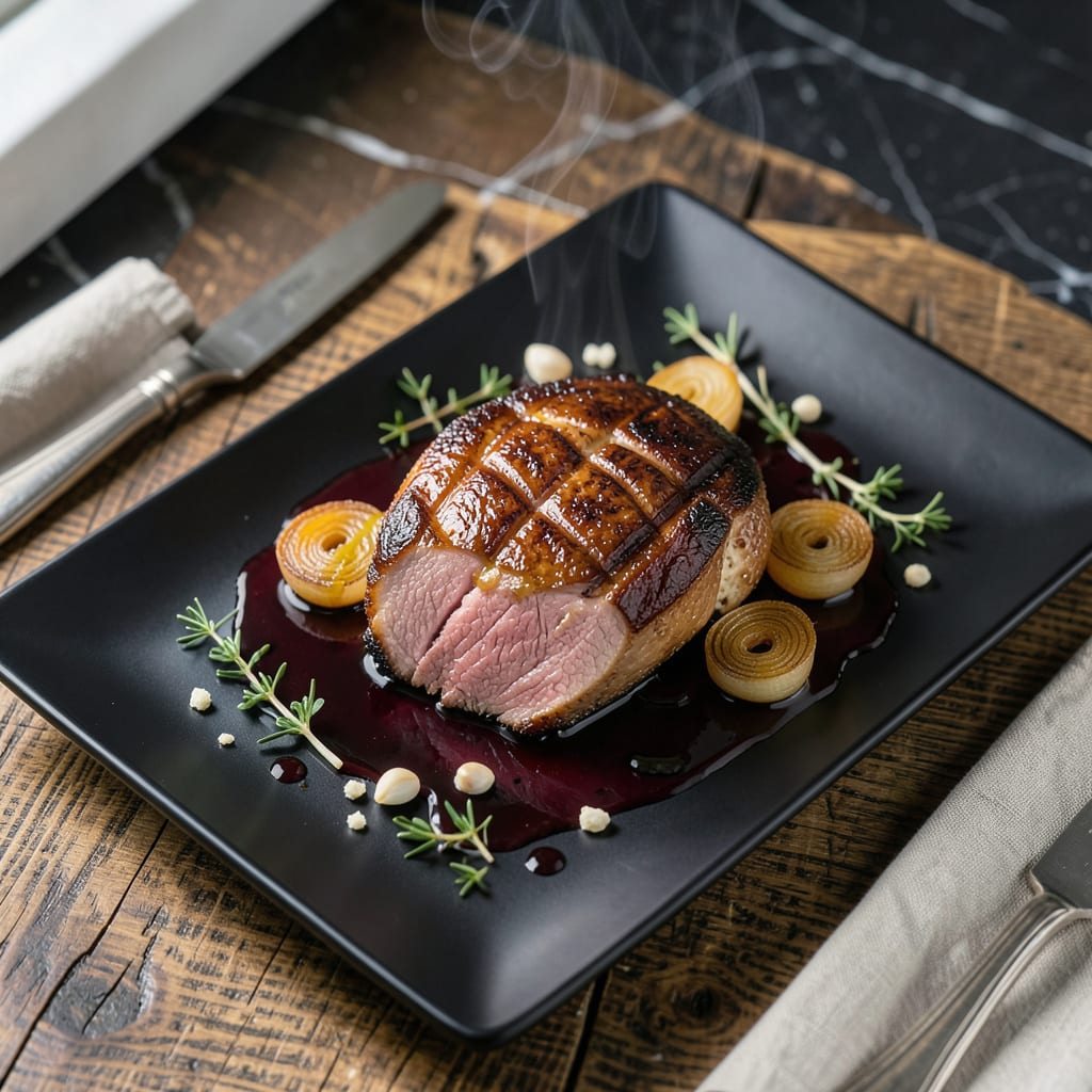 Complete gordon ramsay duck breast recipe overview image