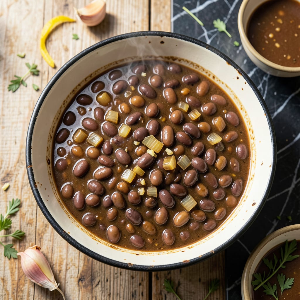 Visual representation of Grandma Brown's Baked Beans Recipe: Old Fashioned Molasses Rich Flavor
