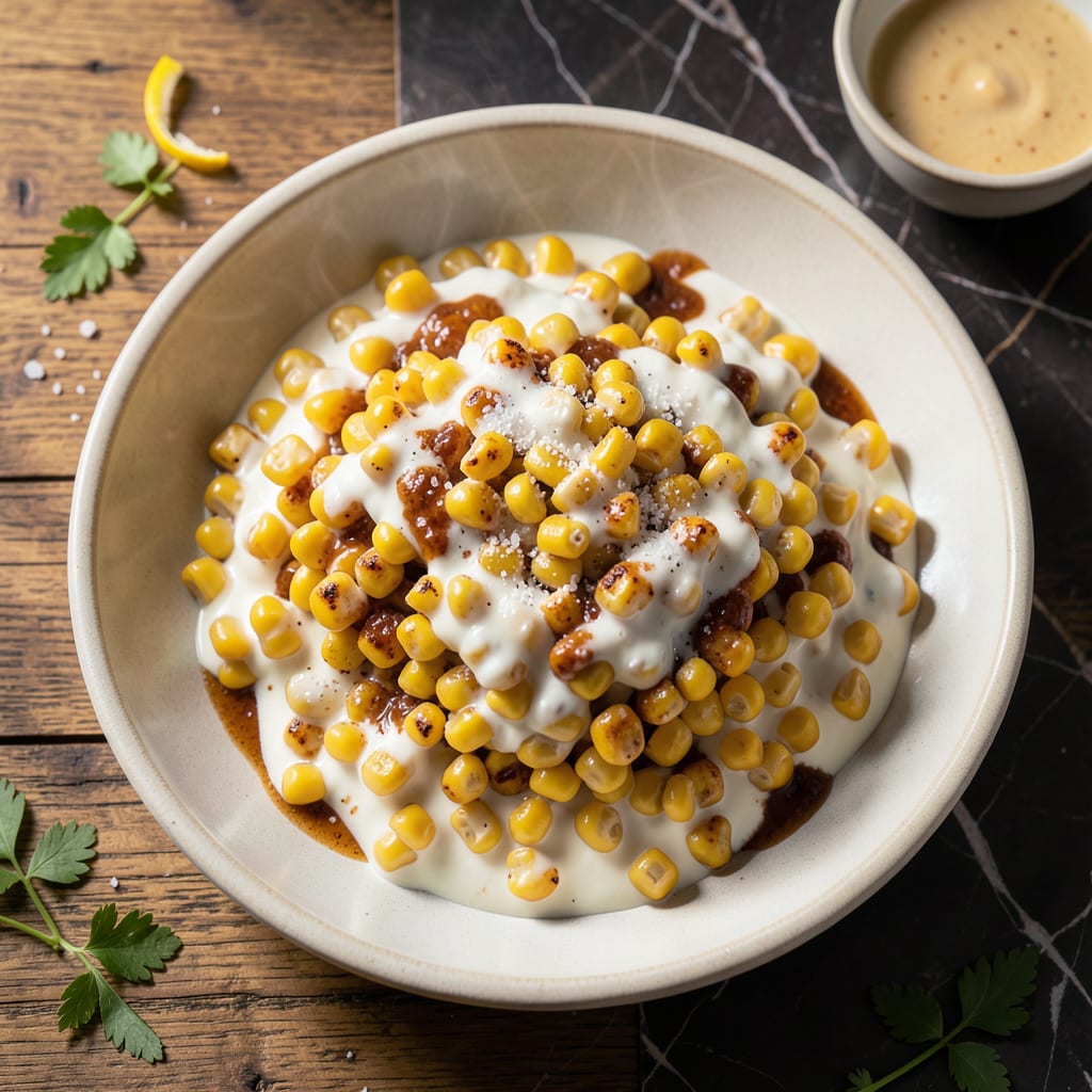 Complete Halls Chophouse Corn Recipe: Creamy Steakhouse Style Side overview image