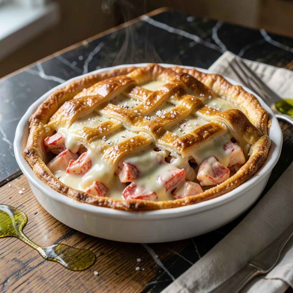 Hilltop Steakhouse Lobster Pie Recipe: Buttery Flakes With Ocean Freshness illustration with key details