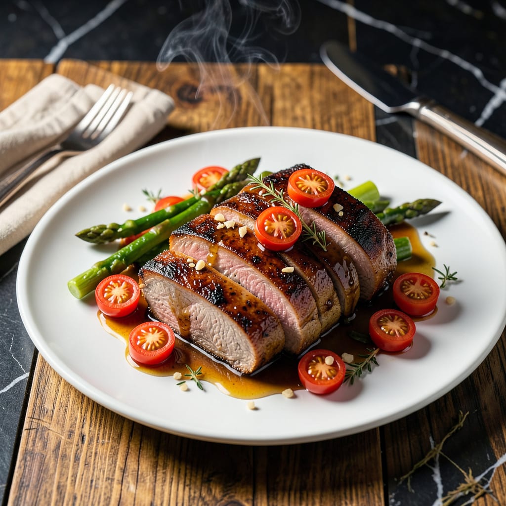 Visual representation of Honey Garlic Pork Tenderloin Recipe: Sweet and Savory Glaze With Juicy Results