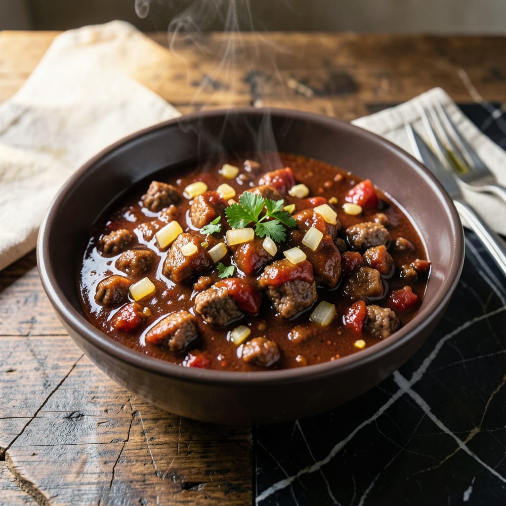 Hot Dog Meat Sauce Recipe Charlie's: Smoky Depth for Classic Dogs example with annotations