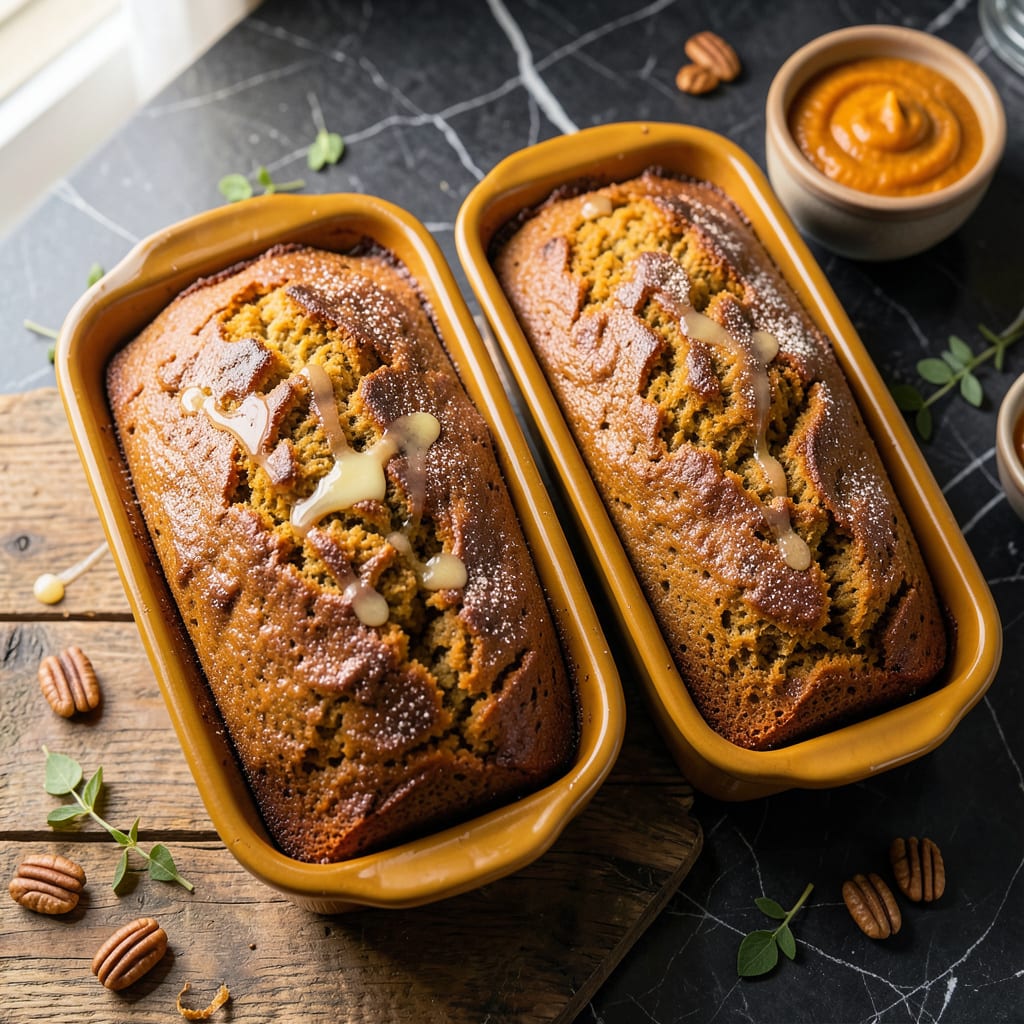 Ina Garten Pumpkin Bread Recipe: Buttery Crumb With Warm Spices example with annotations