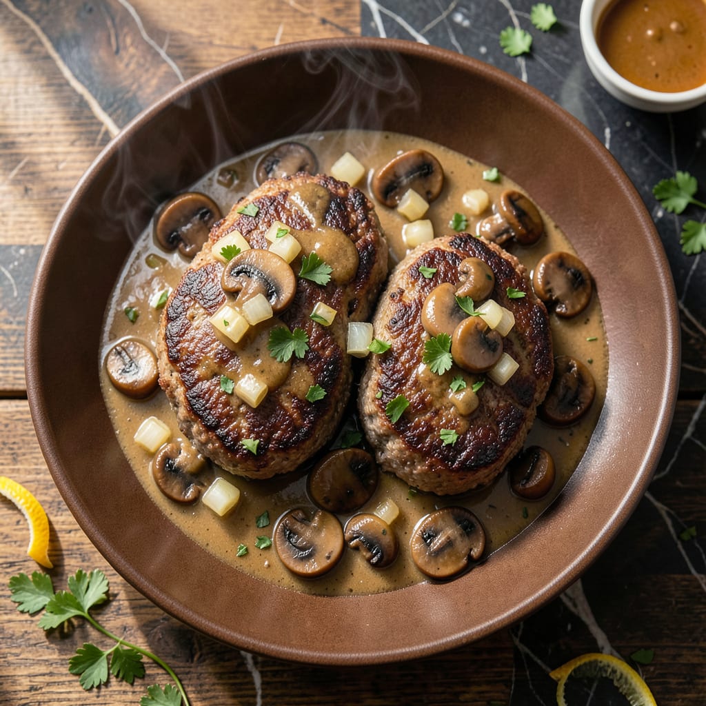 ina garten salisbury steak recipe example with annotations