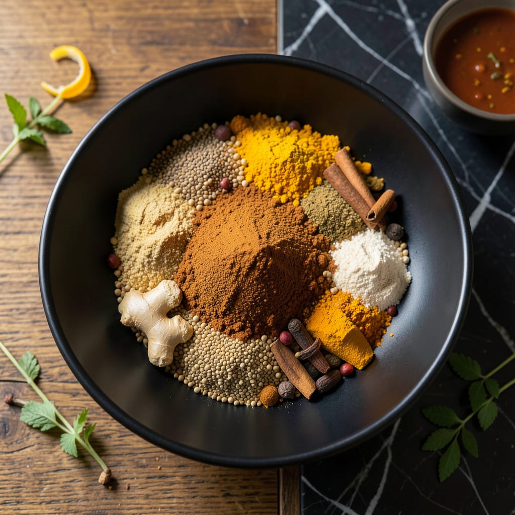 japanese curry mix recipe example with annotations