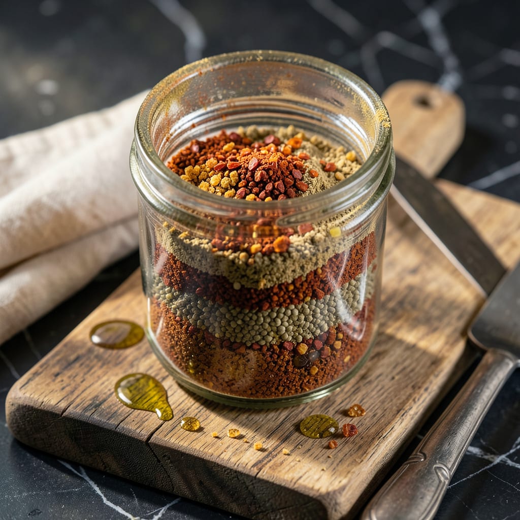Jeff Mauro BBQ Chip Dust Recipe: Smoky Spicy Seasoning for Snack Upgrades example with annotations