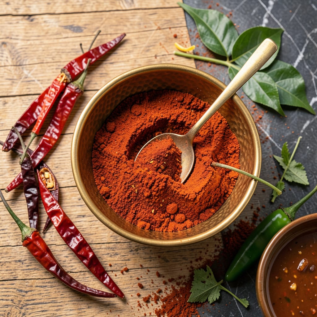 Kashmiri Chili Powder Recipe: Authentic Method for Rich Color and Mild Heat illustration with key details