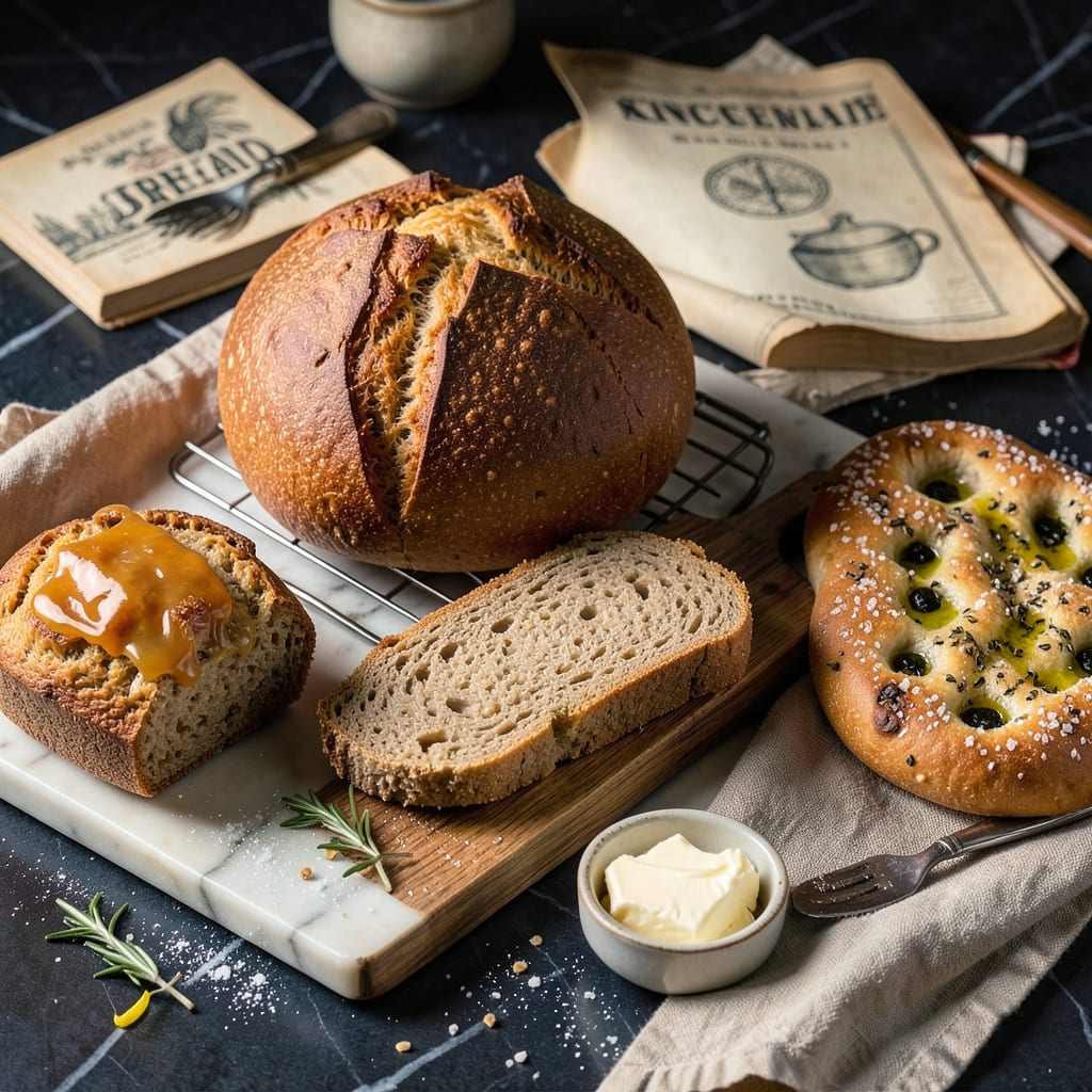 KitchenAid Bread Recipe Book: Best Picks for Perfect Homemade Loaves illustration with key details