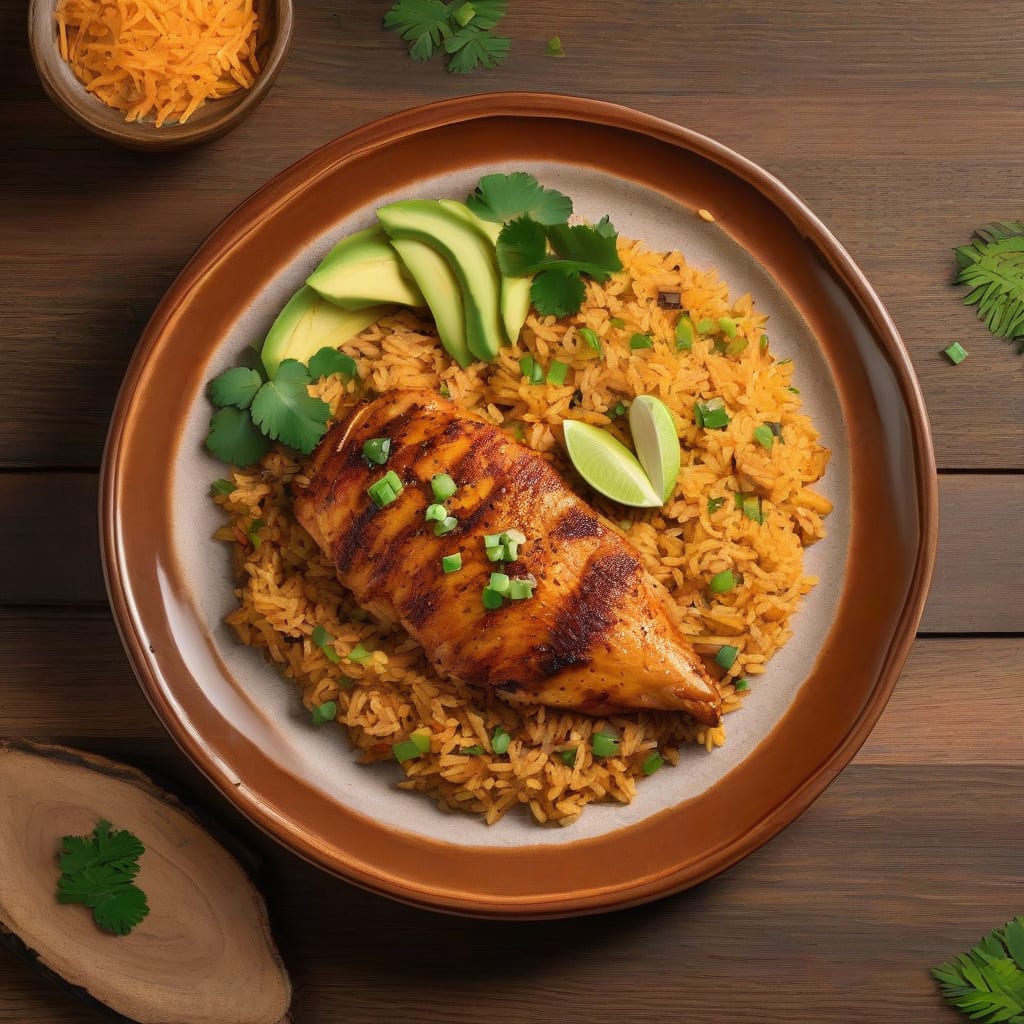 Visual representation of Knorr Mexican Rice and Chicken Recipe: Flavorful One Pot Wonder