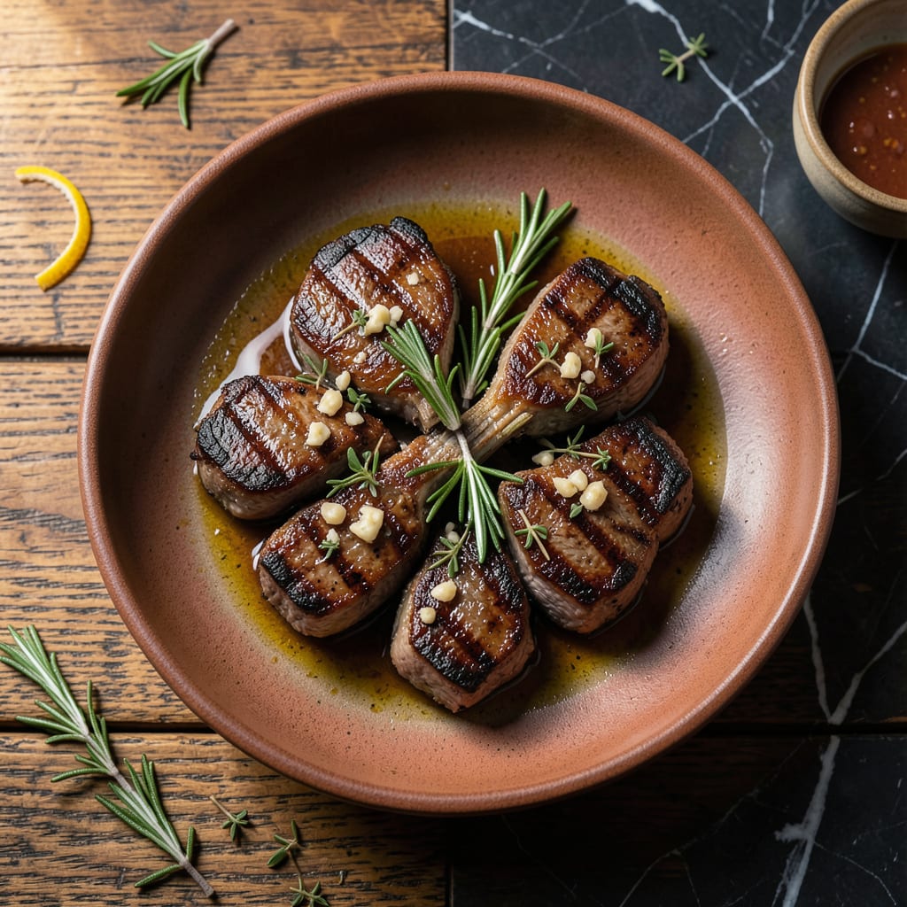 Complete Lamb Shoulder Blade Chops Recipe: Herb Crusted Grill Mastery overview image