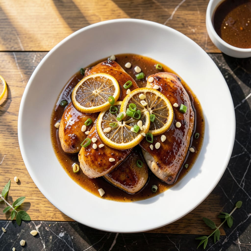 Complete lean cuisine glazed chicken recipe overview image