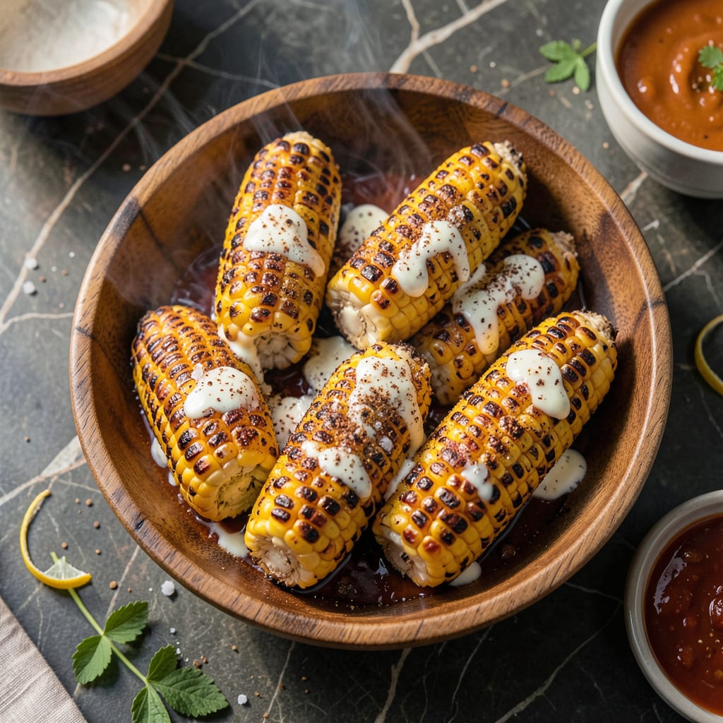 longhorn corn on the cob recipe example with annotations