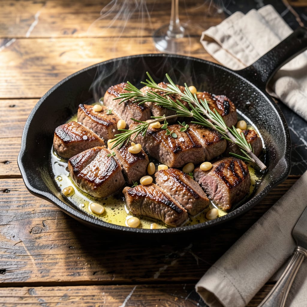 Longhorn Steak Tips Recipe: Garlic Butter Bites With Bold Flavor illustration with key details