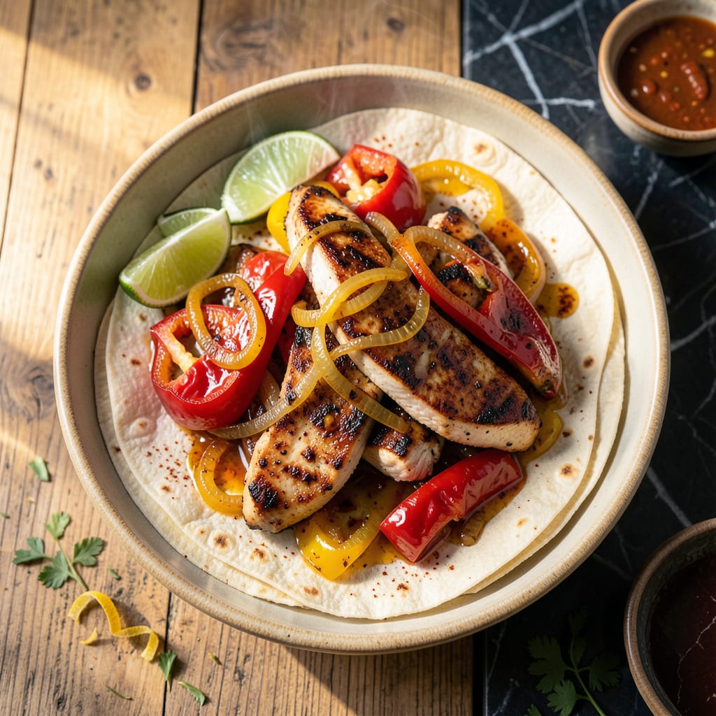 Lupe Tortilla Fajita Recipe: Sizzling Skillet Flavors at Home example with annotations