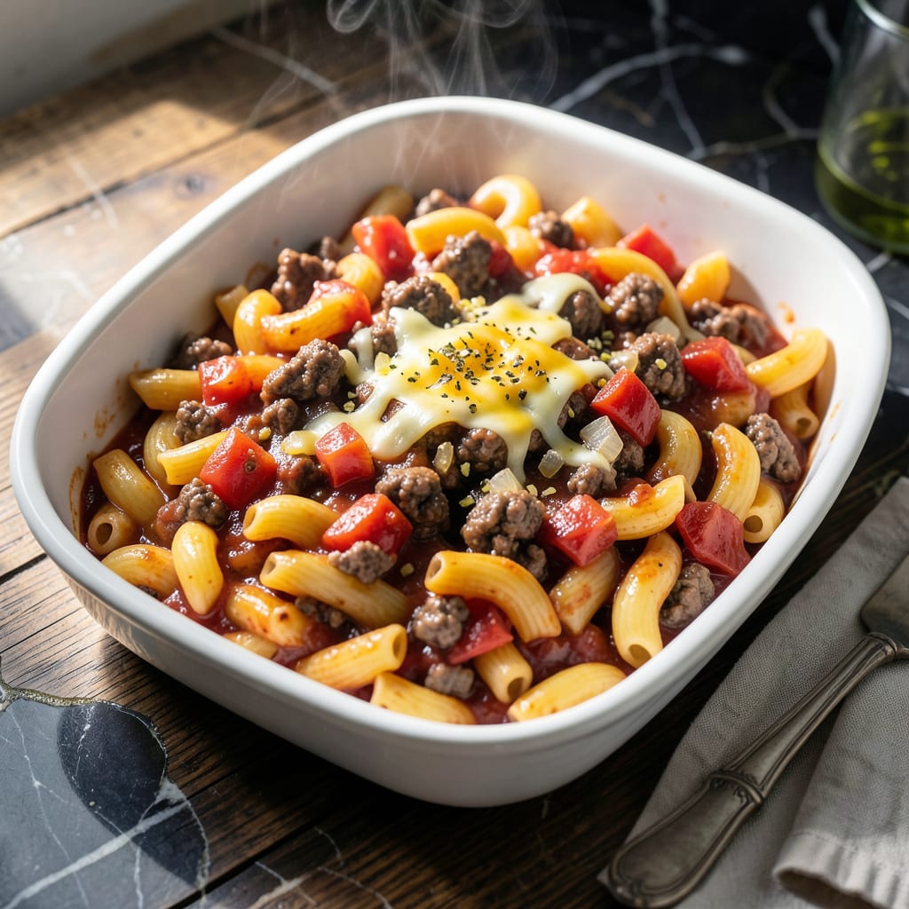 Comprehensive Macaroni And Beef Recipe Like Stouffer's: Classic Baked Pasta With Ground Beef visual reference