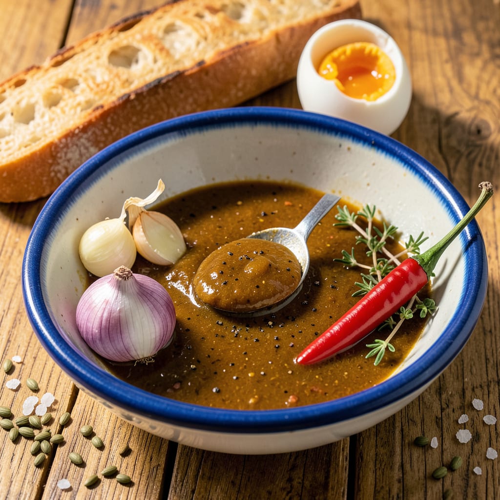Visual representation of Maggi Seasoning Sauce Recipe: Homemade Version With Real Flavor