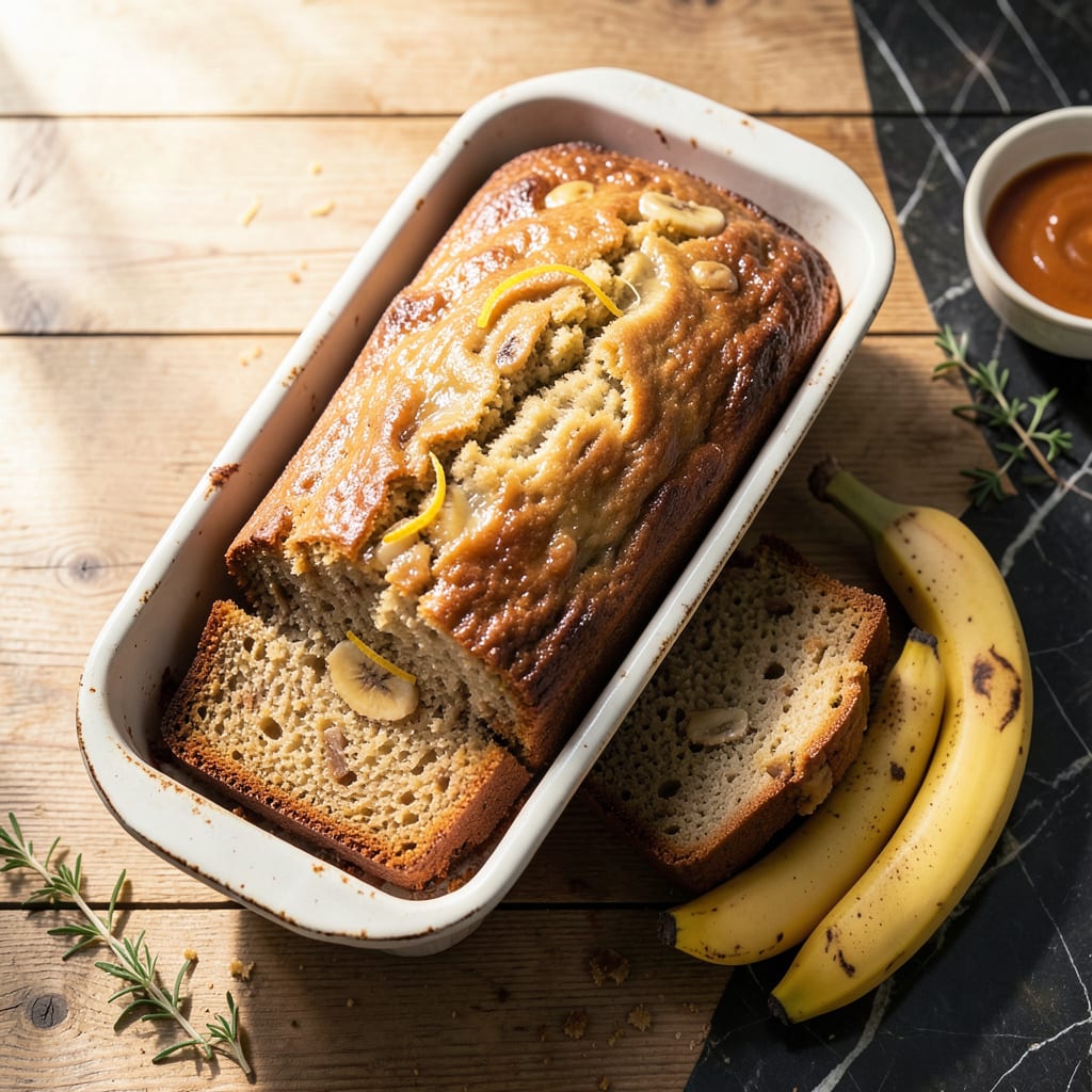 Complete Martha Stewart's Banana Bread Recipe: Moist Crumb With Walnut Crunch overview image