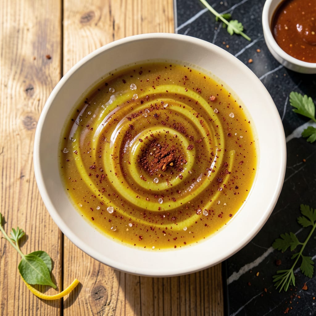 mcalisters chili lime vinaigrette recipe example with annotations