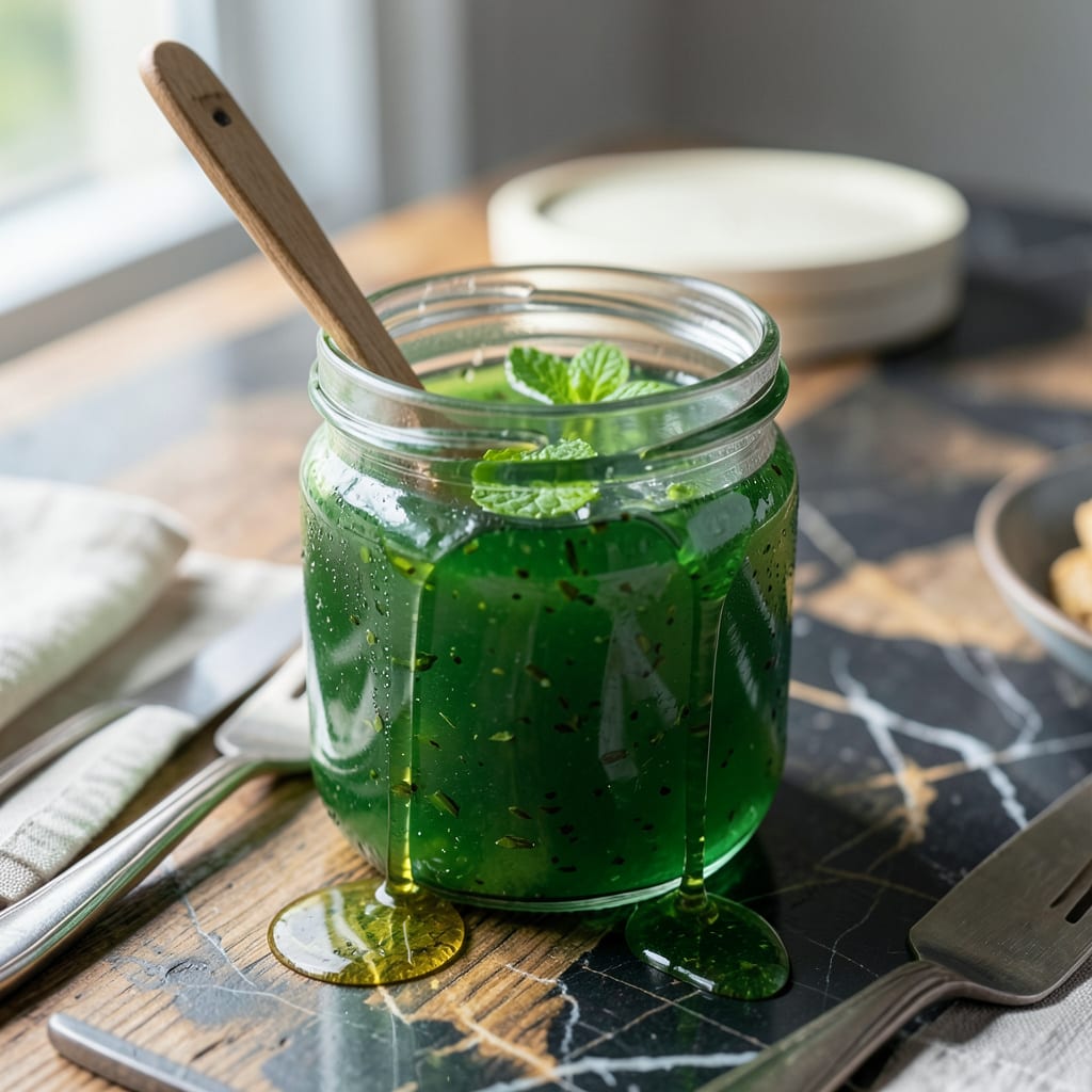 Mint Jelly Recipe Jamie Oliver: Fresh Herb Spread With Lamb Pairing illustration with key details