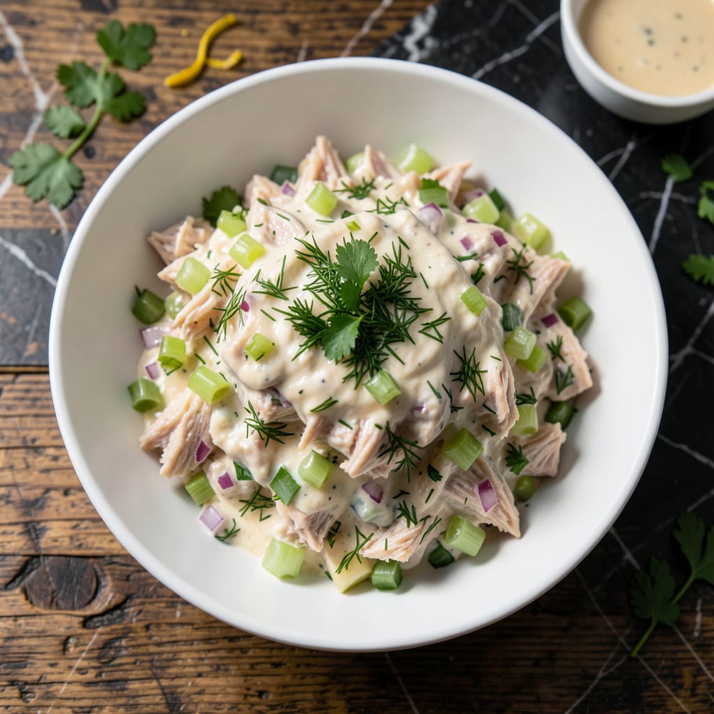 NY Deli Style Tuna Salad Recipe: Classic Creamy Crunch with Fresh Herbs