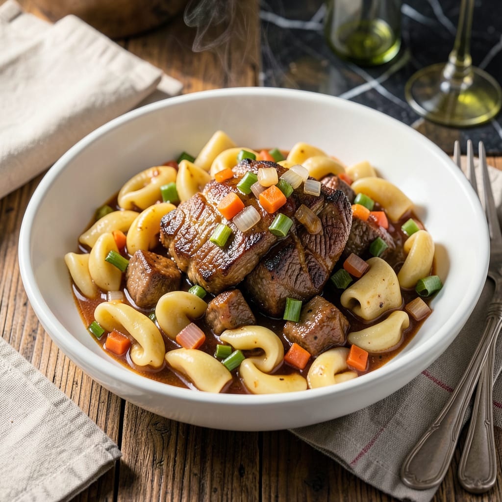 Olive Garden Braised Beef Tortellini Recipe: Slow Simmered Pasta With Rich Meat Sauce example with annotations