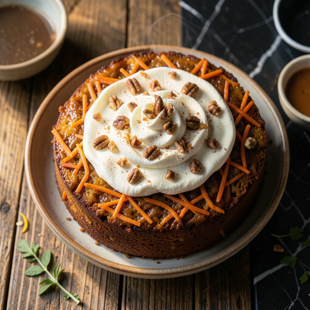 Complete Oregon Farms Carrot Cake Recipe: Spiced Layers with Cream Cheese Swirls overview image
