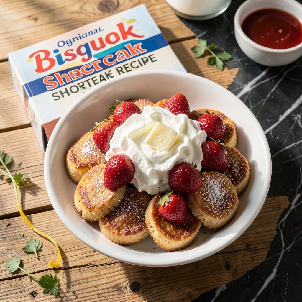 Original Bisquick Shortcake Recipe on Box: Nostalgic Strawberry Layers detailed visual guide