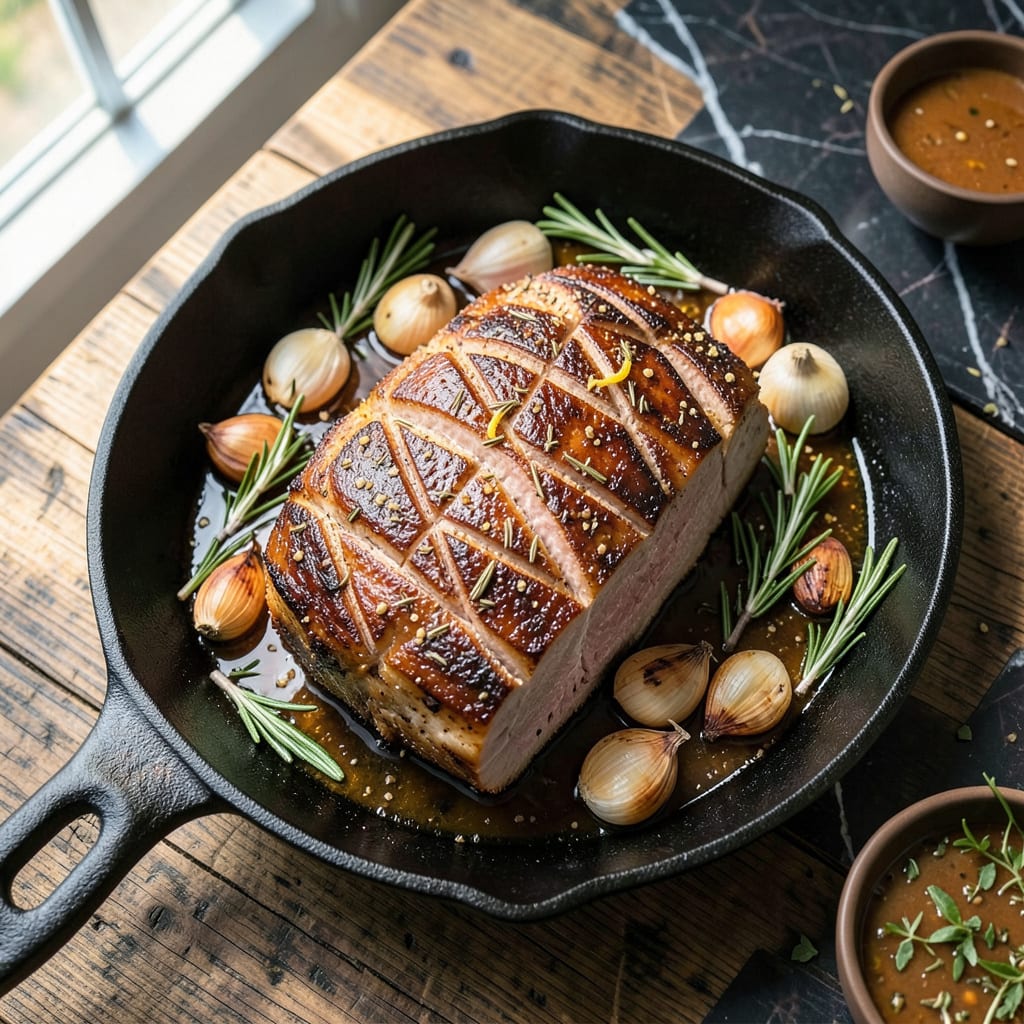 Comprehensive Oven Roasted Pork Loin Recipe: Herb Crusted and Succulent visual reference