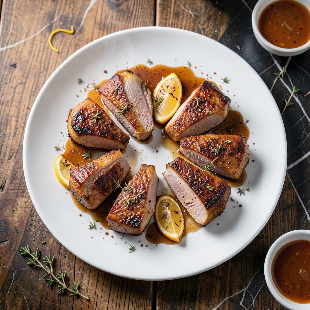 Pan Fried Pork Chops Recipe: Crispy Crust and Juicy Centers example with annotations