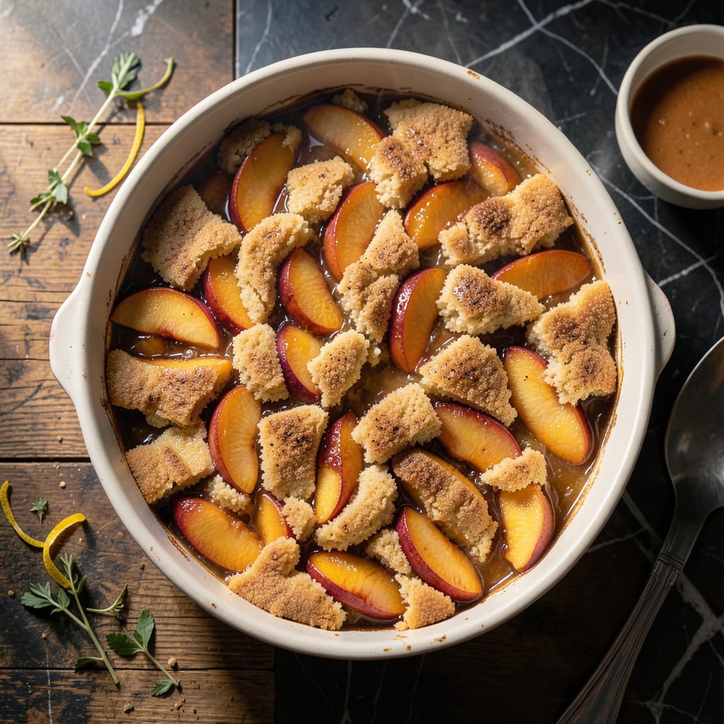Patti LaBelle Peach Cobbler Recipe: Southern Soul in a Buttery Crust example with annotations