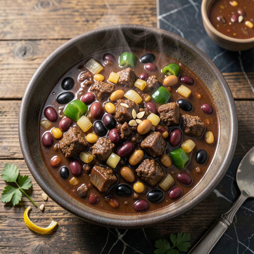 Paula Deen Chili Recipe Slow Cooker: Southern Style Hearty Warmth example with annotations