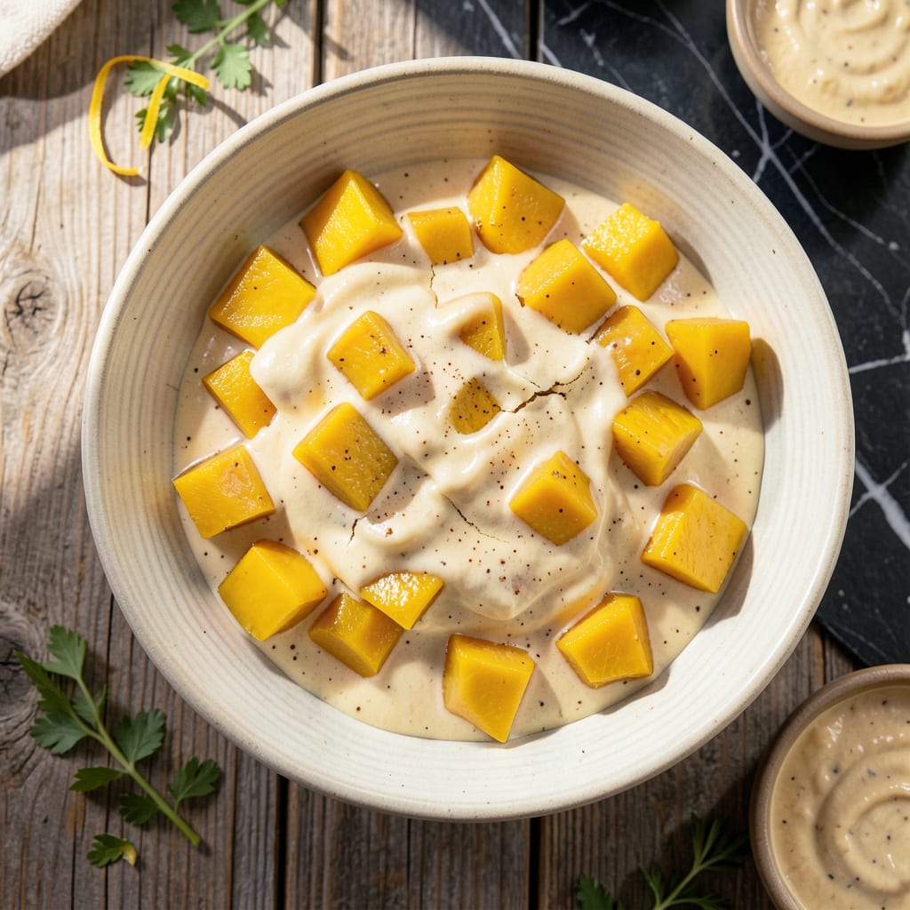 Paula Deen's Squash Dressing Recipe: Southern Style Creamy Side Dish illustration with key details