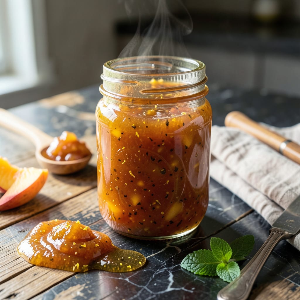 Peach Jam Recipe Pioneer Woman: Small Batch Sweetness With No Pectin illustration with key details