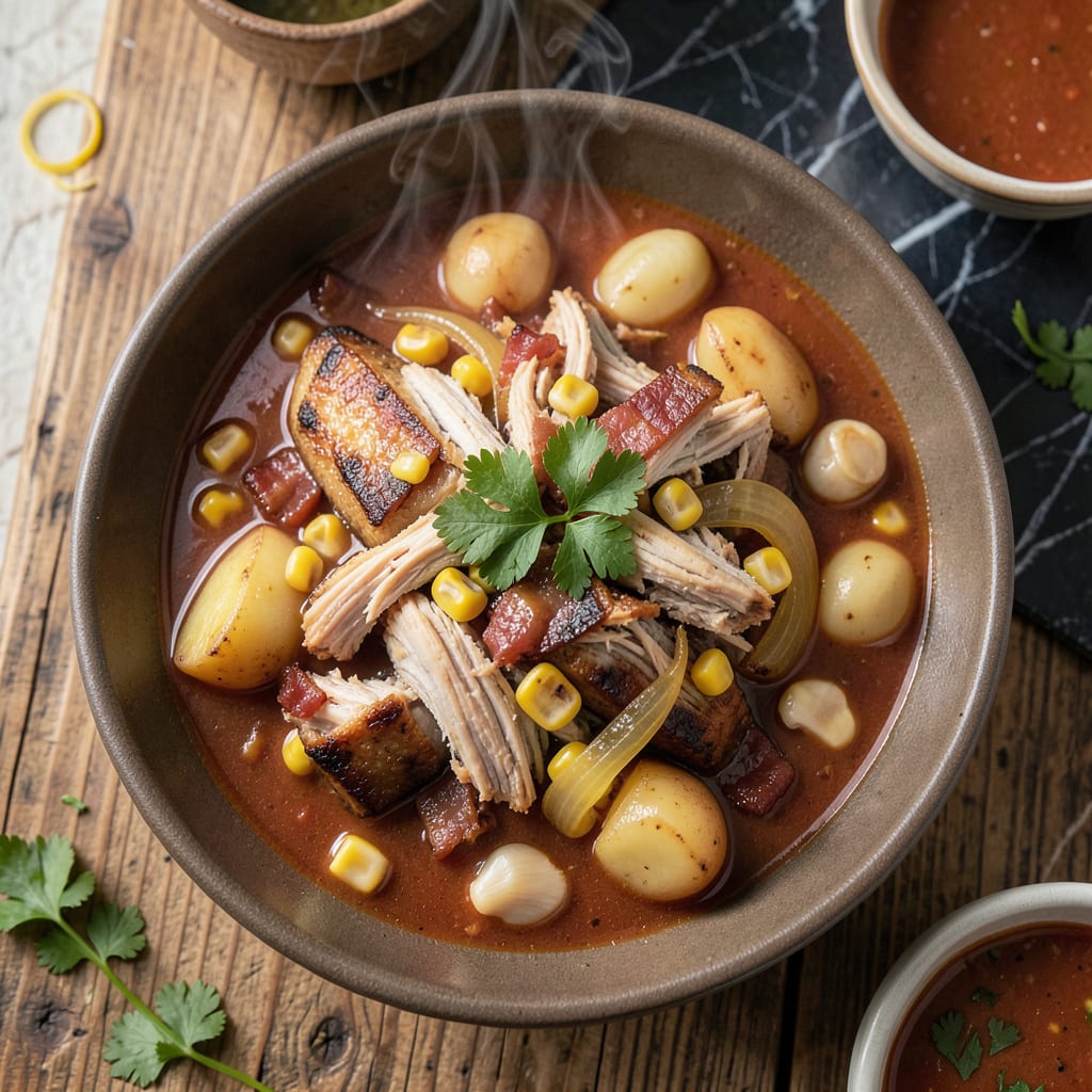 Pioneer Woman Brunswick Stew Recipe: Smoky Southern Tradition in a Pot illustration with key details