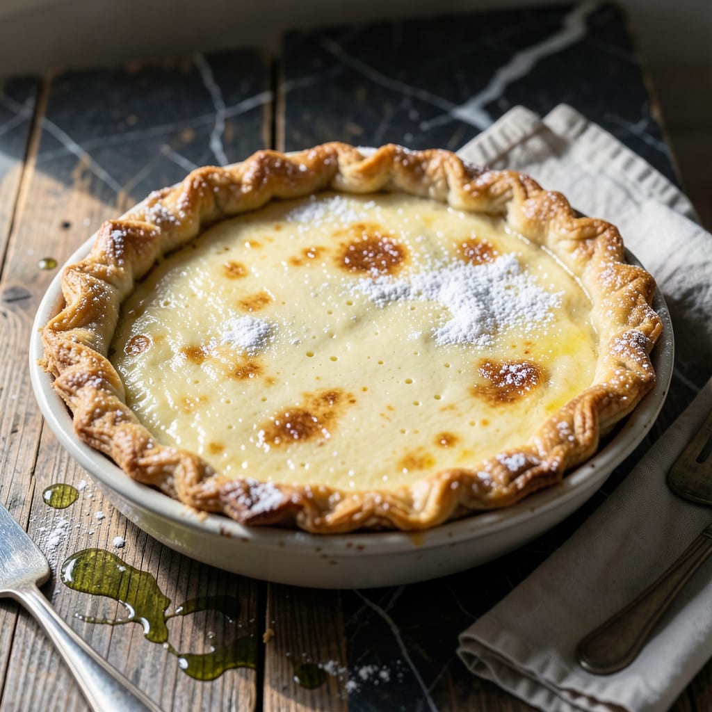 Visual representation of pioneer woman buttermilk pie recipe