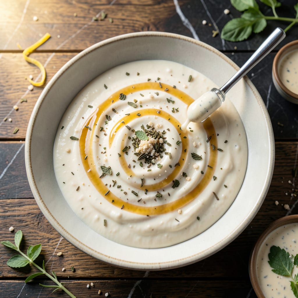 Complete Pizza Hut Creamy Italian Dressing Recipe: Tangy Herb Infused Emulsion overview image