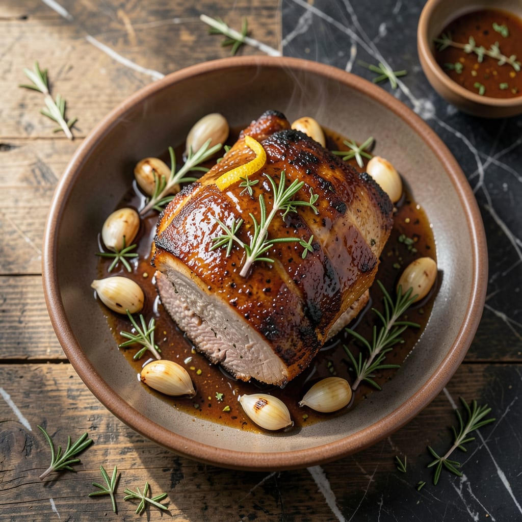 Pork in the Oven Recipe: Herb Crusted and Juicy Straight From Your Kitchen example with annotations