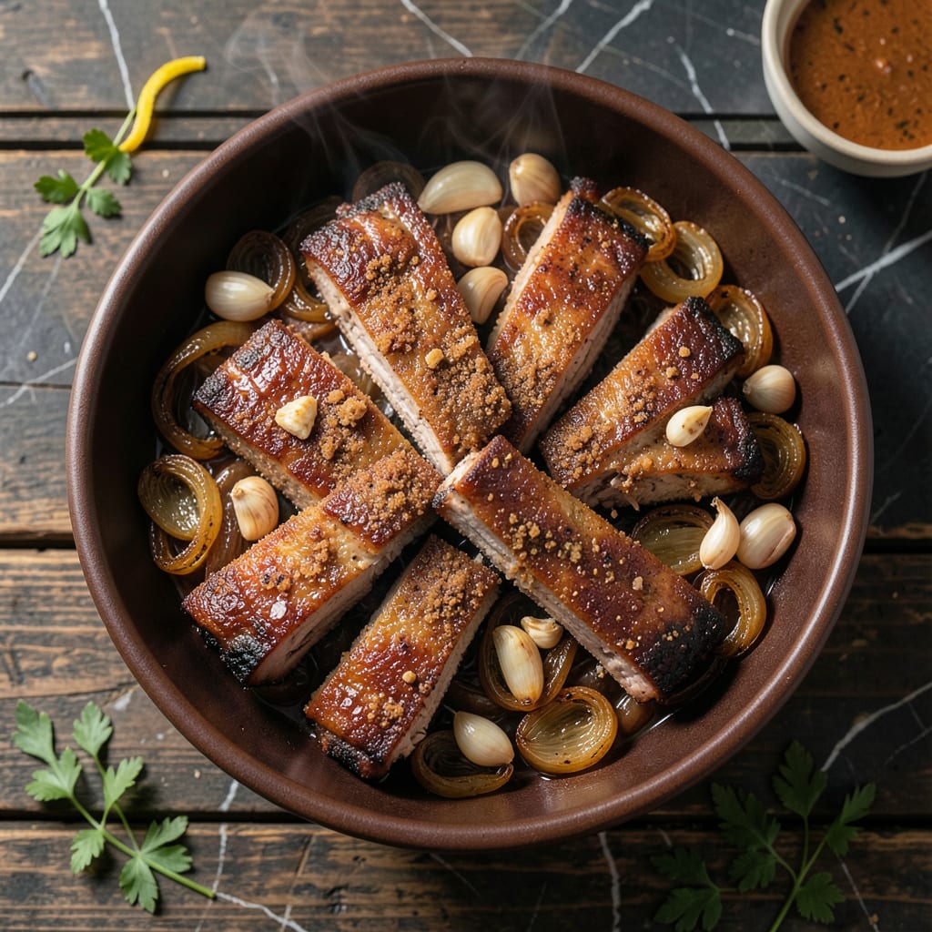 Pork Ribs Country Style Recipe: Slow Cooked Smoky Richness example with annotations