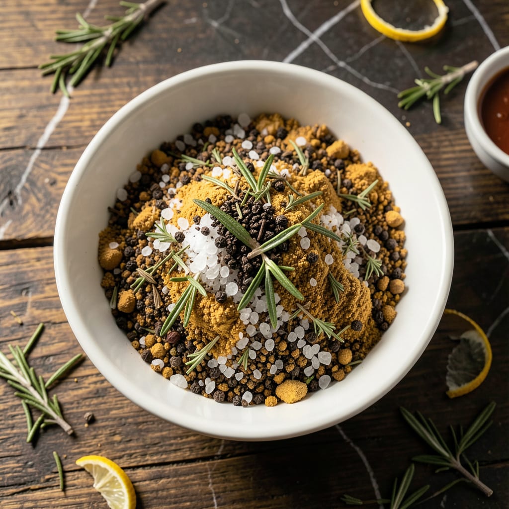 Prime Rib Roast Rub Recipe: Savory Herb Crust for Perfectly Seared Beef example with annotations