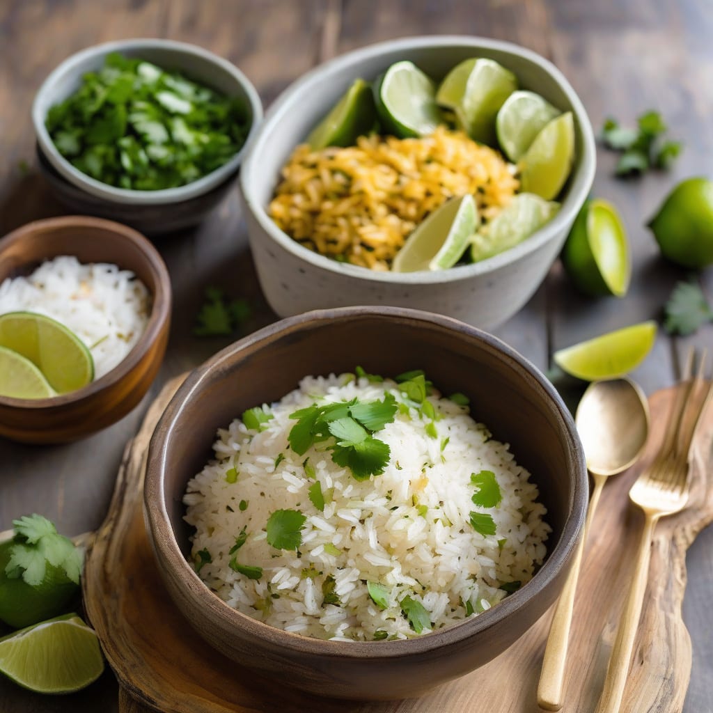 Visual representation of Qdoba Cilantro Lime Rice Recipe: Fresh and Zesty Side Dish