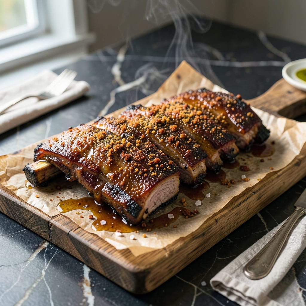 recipe bbq ribs in oven detailed visual guide