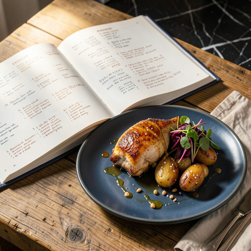 Recipe Book Image: High Quality Examples and Design Inspiration illustration with key details
