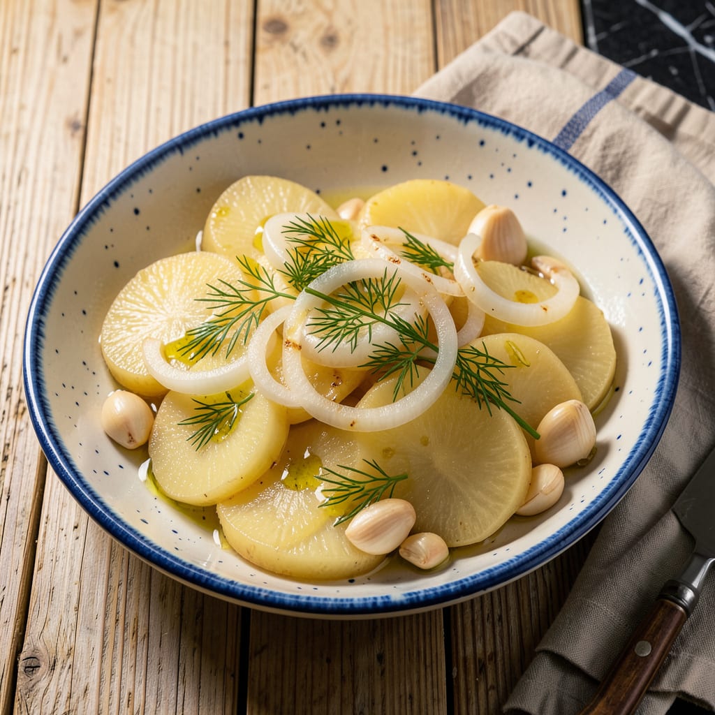 Visual representation of Recipe for Canned Sliced Potatoes: Easy, Flavorful Side Dish in 20 Minutes