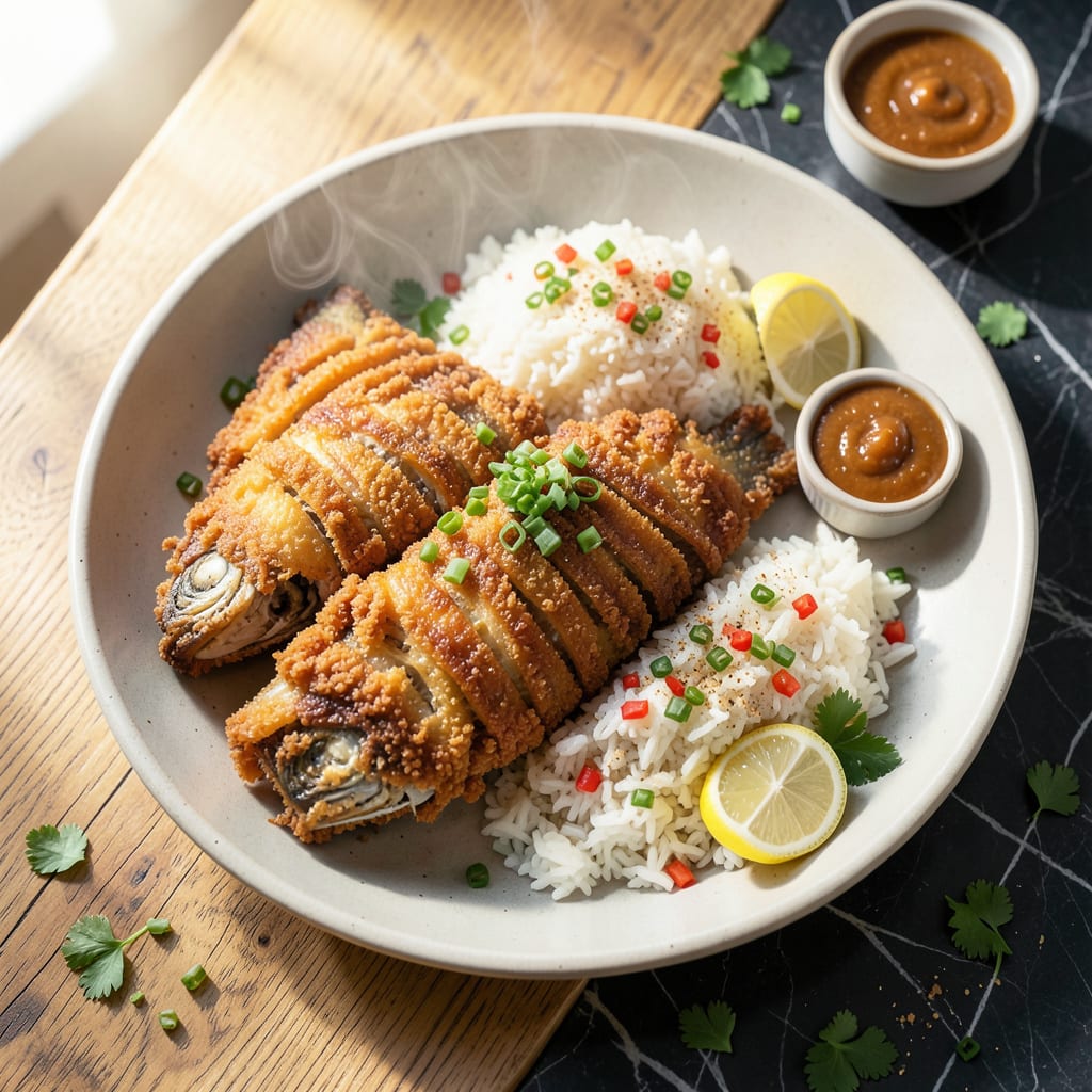 Recipe for Fried Fish Batter: Ultra Crispy Beer Infused Coating example with annotations