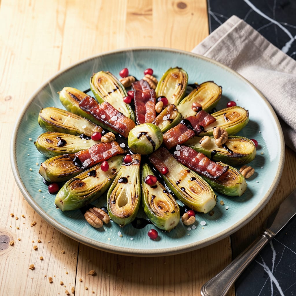 Visual representation of Recipe for Frozen Brussels Sprouts: Easy Oven and Stovetop Methods