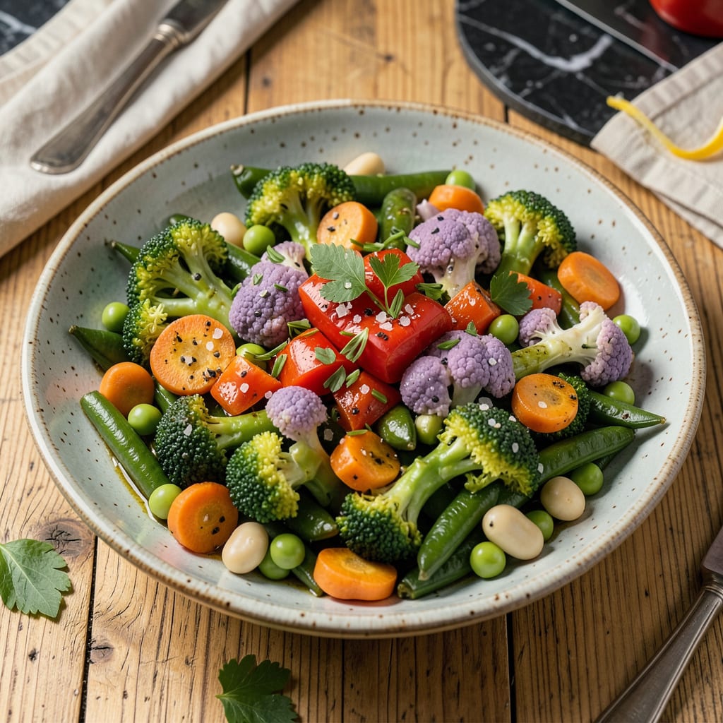 Visual representation of Recipe for Frozen Mixed Vegetables: Easy, Flavorful Side Dish in 20 Minutes